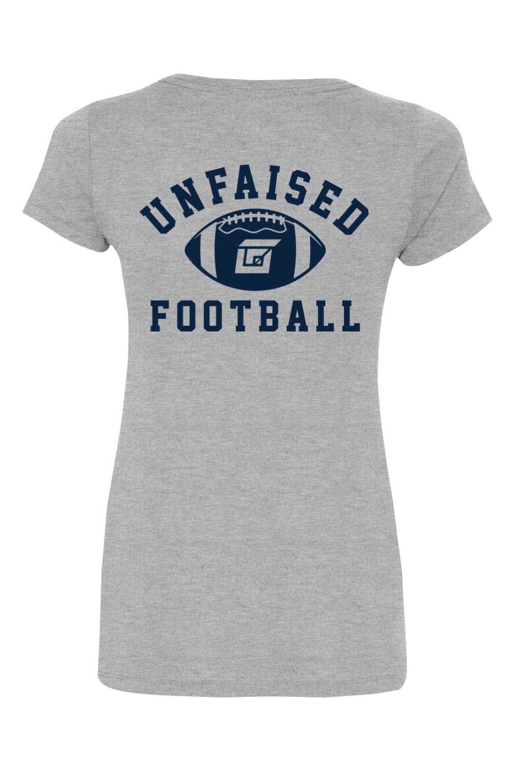 Unfaised Women's Sport Grey T-Shirt Sports Shersey - Football