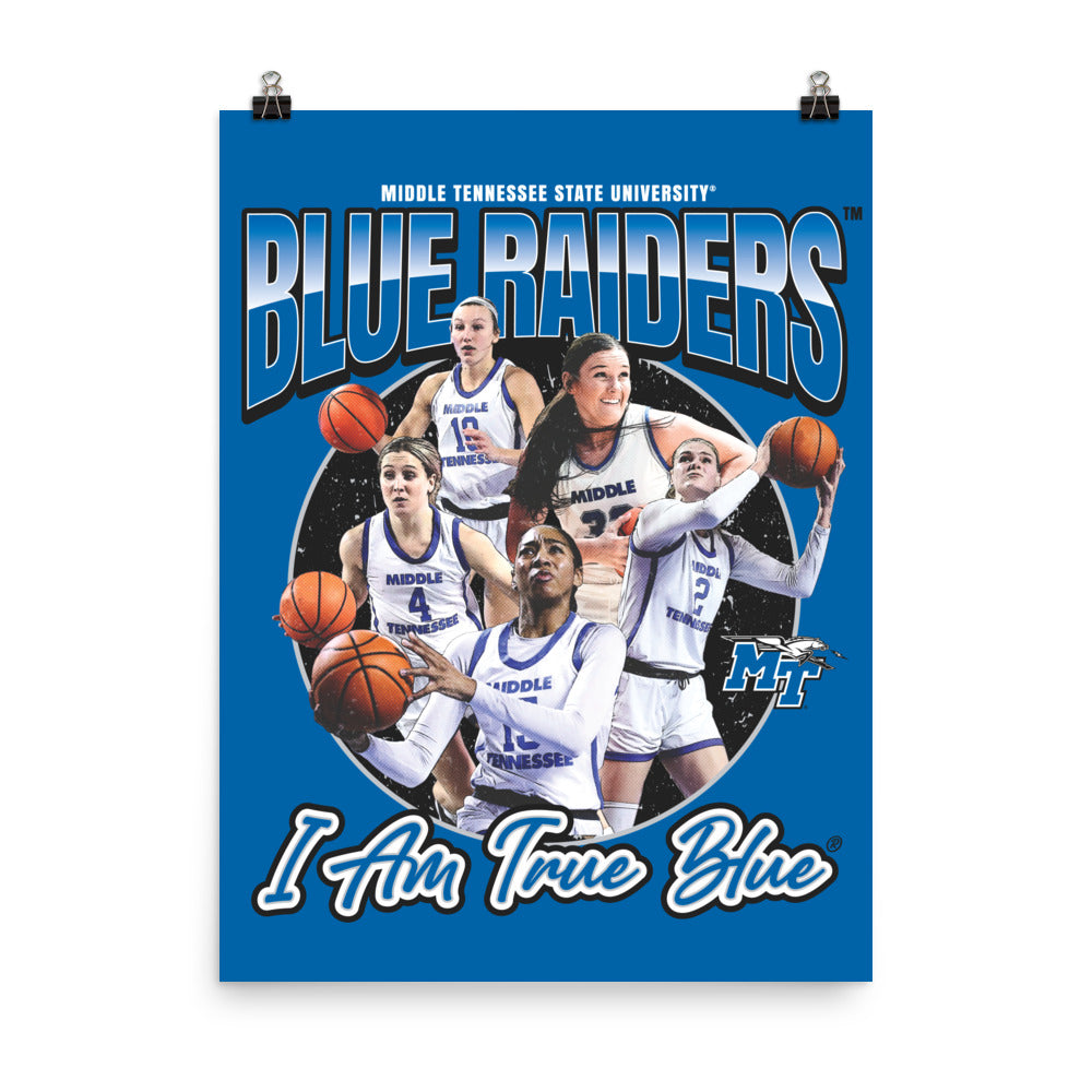 MTSU - NCAA Women's Basketball : Official 2023 - 2024 Post Season Poster