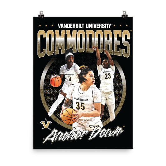 Vanderbilt - NCAA Men's Basketball : Official 2023 - 2024 Post Season Poster