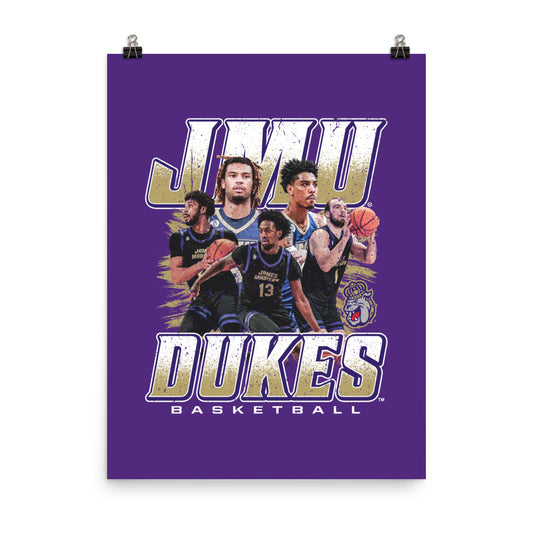 JMU - NCAA Men's Basketball : Official 2023 - 2024 Post Season Poster