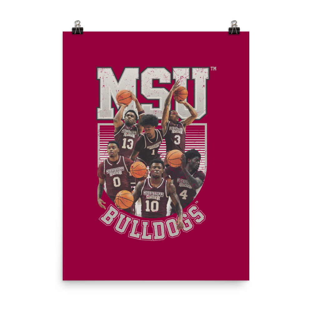 Mississippi State - NCAA Men's Basketball : Official 2023 - 2024 Post Season Poster