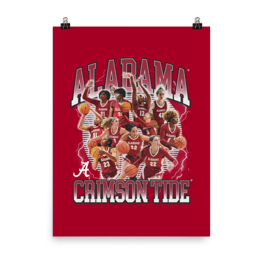 Alabama - NCAA Women's Basketball : Official 2023 - 2024 Post Season Poster