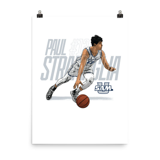 Samford - NCAA Men's Basketball : Paul Stramaglia 2023 - 2024 Post Season Poster