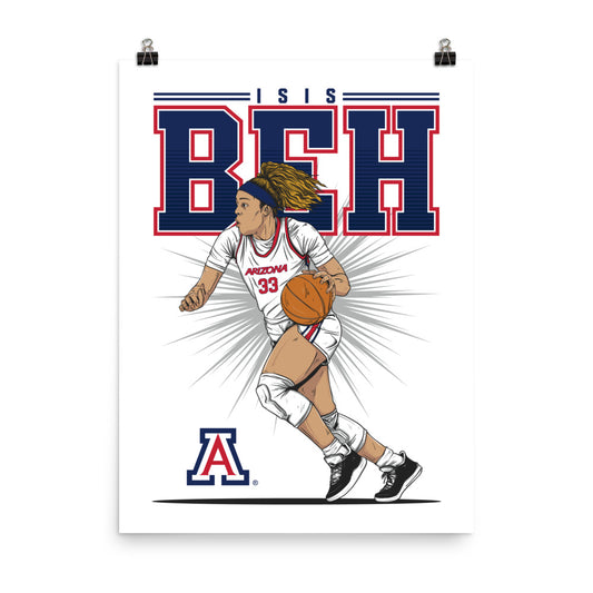 Arizona - NCAA Women's Basketball : Isis Beh - Official 2023 - 2024 Post Season Poster