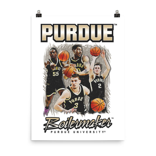 Purdue - NCAA Men's Basketball : Team Collage Poster