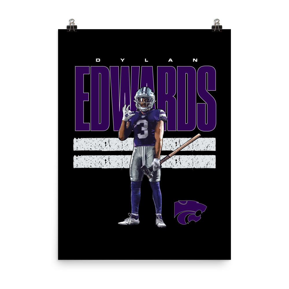 Kansas State - NCAA Football : Dylan Edwards Poster