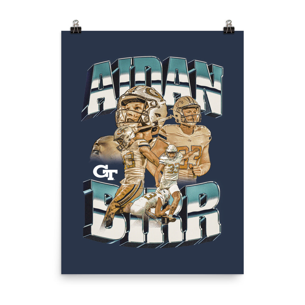 Georgia Tech - NCAA Football : Aidan Birr - Player Collage Poster