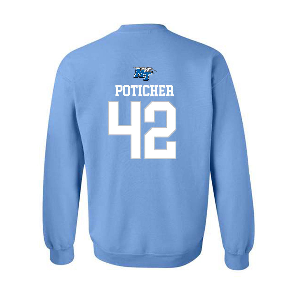 MTSU - NCAA Football : Evan Poticher - Crewneck Sweatshirt