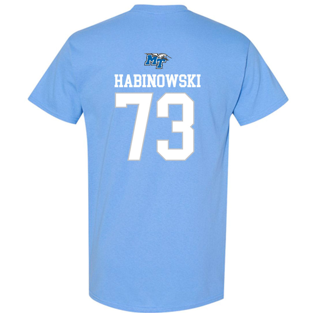 MTSU - NCAA Football : Joseph Habinowski - Replica Shersey T-Shirt-1