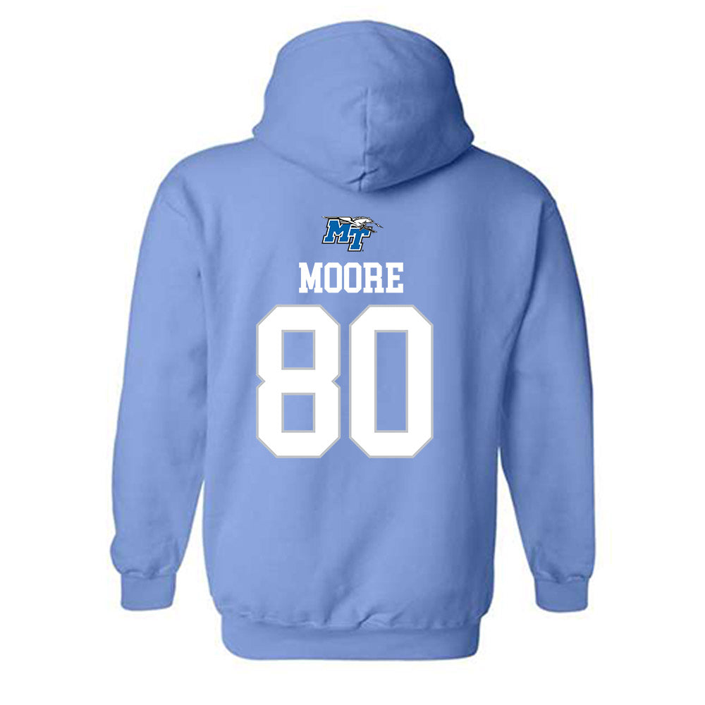 MTSU - NCAA Football : Zaidyn Moore - Replica Shersey Hooded Sweatshirt-1