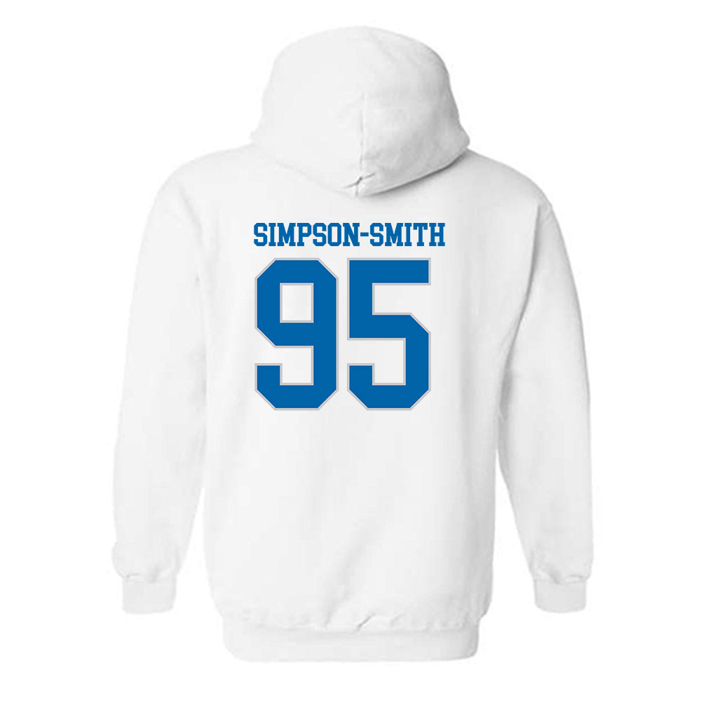 MTSU - NCAA Football : Zeion Simpson-smith - Replica Shersey Hooded Sweatshirt-1