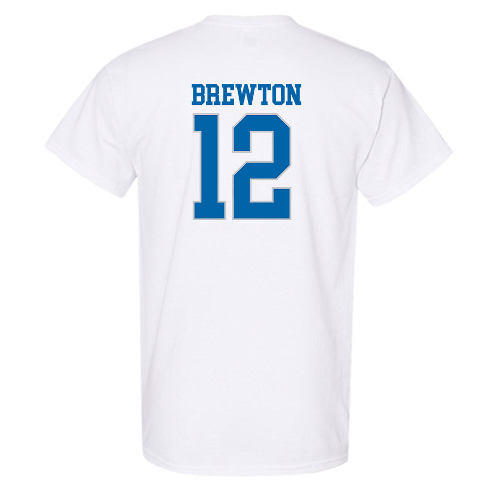 MTSU - NCAA Football : Brian Brewton - Replica Shersey T-Shirt-1