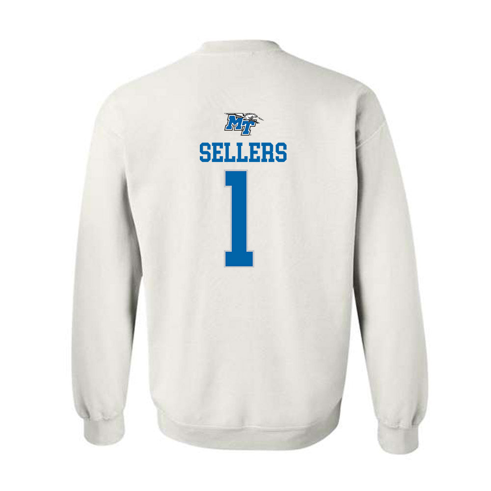 MTSU - NCAA Women's Soccer : Ella Sellers - Replica Shersey Crewneck Sweatshirt-1