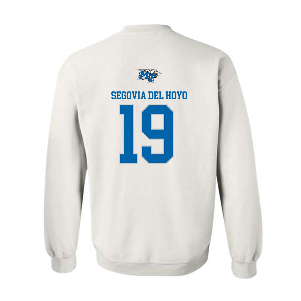 MTSU - NCAA Women's Soccer : Sandra Segovia del Hoyo - Replica Shersey Crewneck Sweatshirt-1