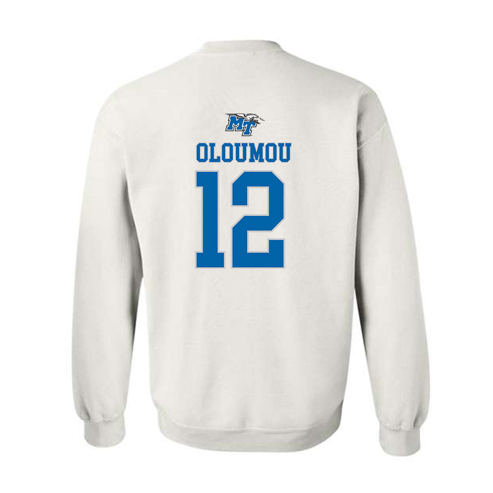 MTSU - NCAA Men's Basketball : Brandon Oloumou - Replica Shersey Crewneck Sweatshirt-1