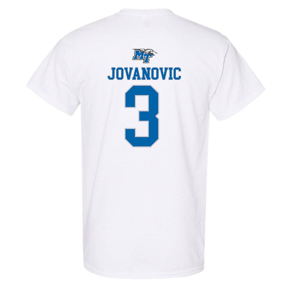 MTSU - NCAA Men's Basketball : Luka Jovanovic - Replica Shersey T-Shirt-1