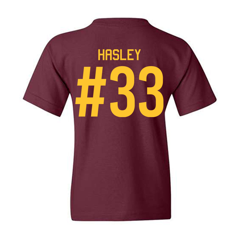 Arizona State - NCAA Men's Ice Hockey : Connor Hasley - Classic Shersey Youth T-Shirt-1