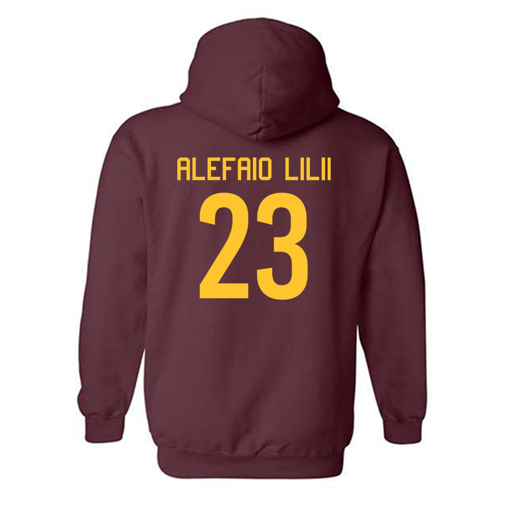 Arizona State - NCAA Football : Benjamin Alefaio-Lilii - Classic Shersey Hooded Sweatshirt-1
