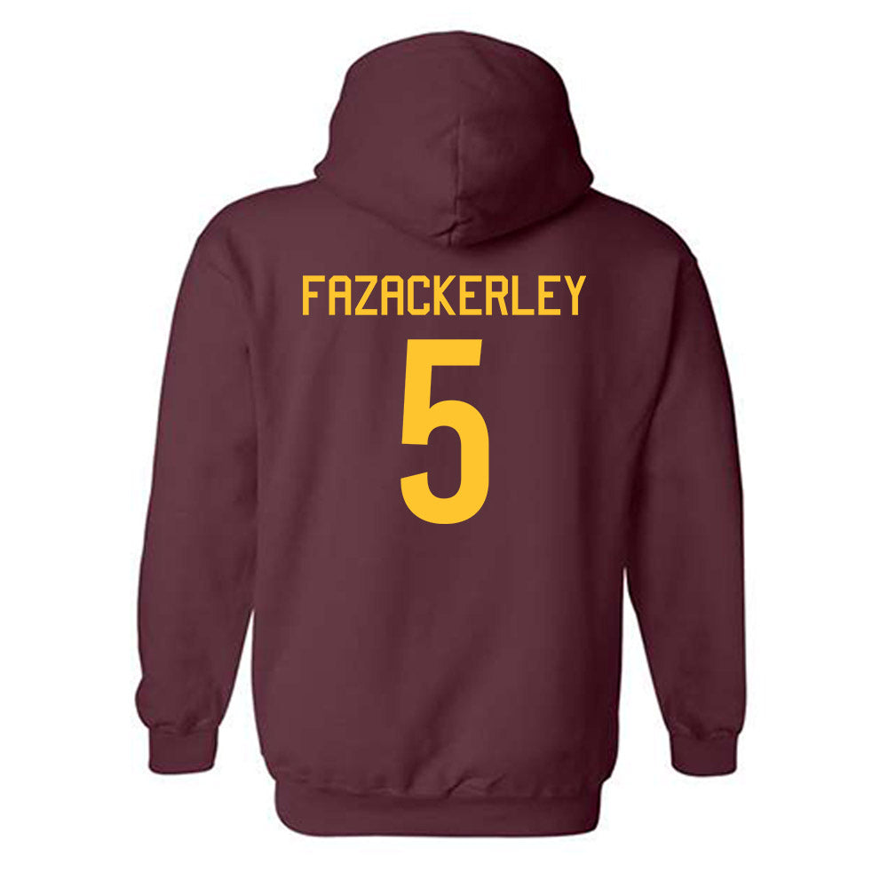 Arizona State - NCAA Women's Soccer : Lucy Fazackerley - Classic Shersey Hooded Sweatshirt-1