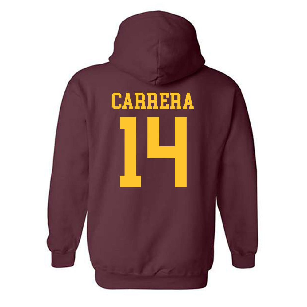 Arizona State - NCAA Women's Basketball : Heloisa Carrera - Classic Shersey Hooded Sweatshirt-1