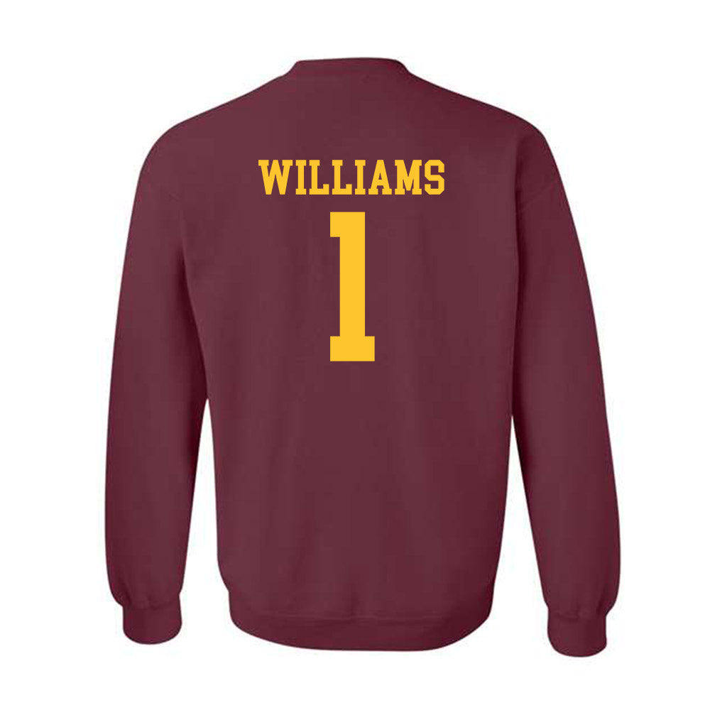 Arizona State - NCAA Women's Basketball : Amaya Williams - Classic Shersey Crewneck Sweatshirt-1