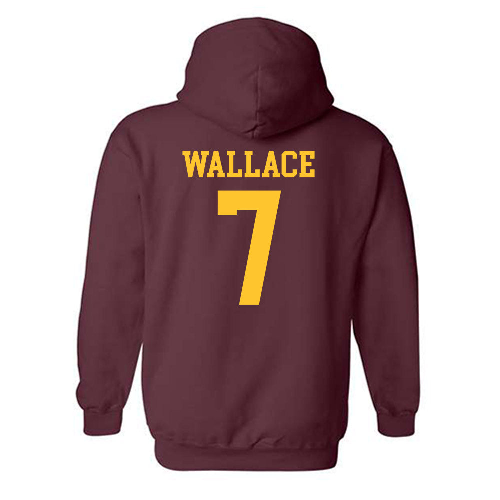 Arizona State - NCAA Men's Basketball : Vijay Wallace - Classic Shersey Hooded Sweatshirt-1