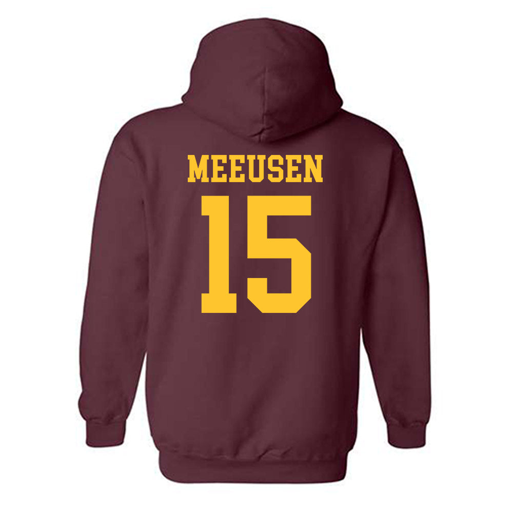 Arizona State - NCAA Men's Basketball : Noah Meeusen - Classic Shersey Hooded Sweatshirt-1