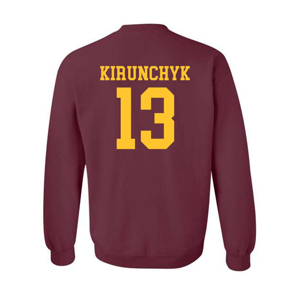 Arizona State - NCAA Beach Volleyball : Ava Kirunchyk - Sports Shersey Crewneck Sweatshirt