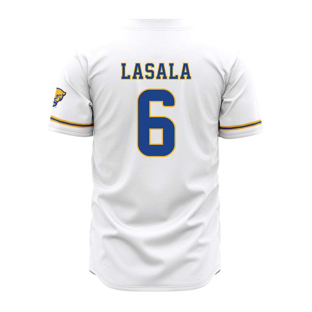 Pittsburgh - NCAA Baseball : Anthony LaSala - White Jersey-1