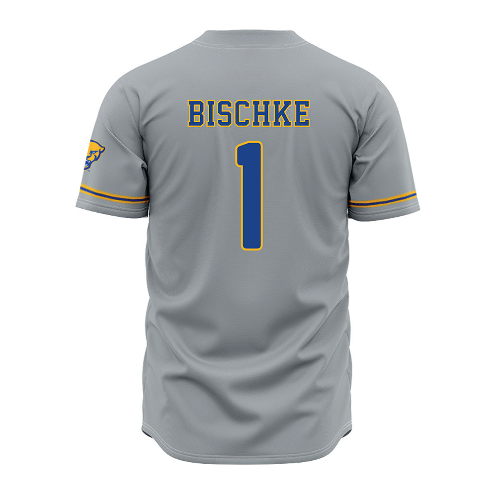 Pittsburgh - NCAA Baseball : Tyler Bischke - Grey Jersey