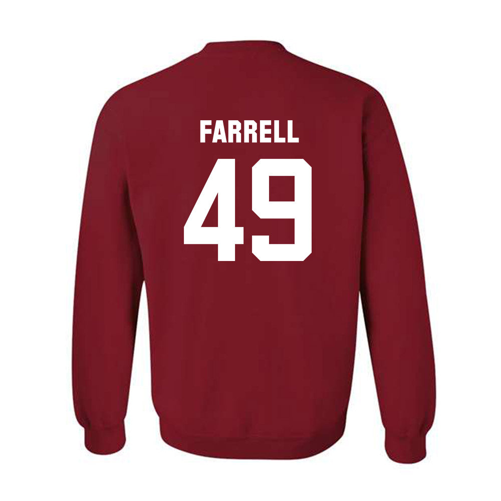 Arkansas - NCAA Baseball : Jackson Farrell - Classic Shersey Crewneck Sweatshirt