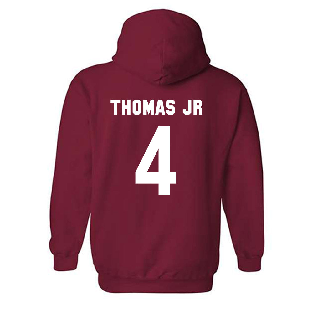 Arkansas - NCAA Baseball : Justin Thomas jr - Classic Shersey Hooded Sweatshirt