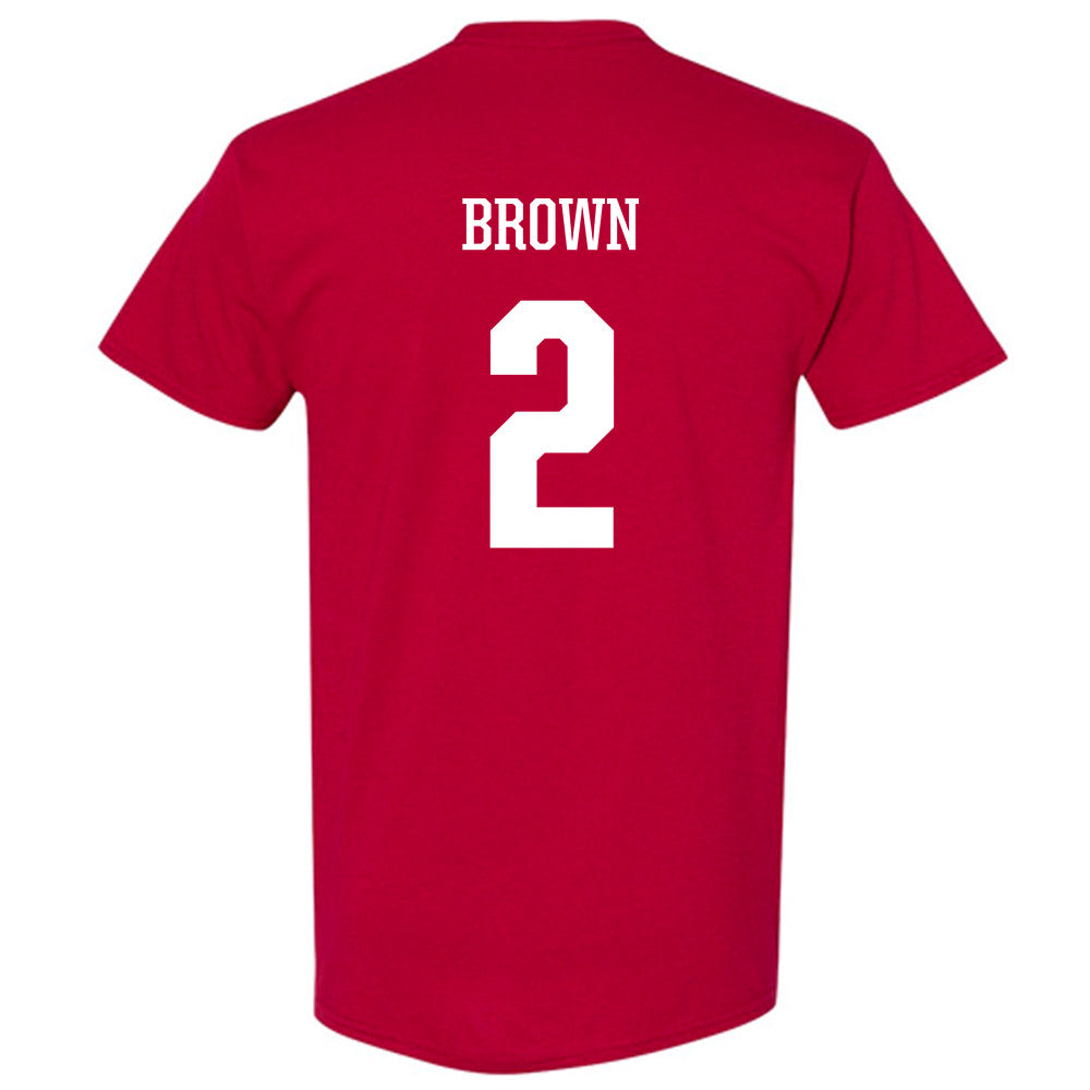 Arkansas - NCAA Men's Basketball : Amere Brown - Classic Shersey T-Shirt-1