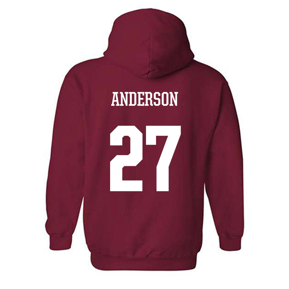Arkansas - NCAA Women's Soccer : Dejionee Anderson - Classic Shersey Hooded Sweatshirt