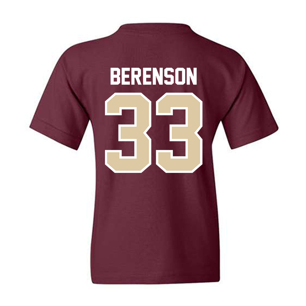 Boston College - NCAA Baseball : Logan Berenson - Youth T-Shirt-1