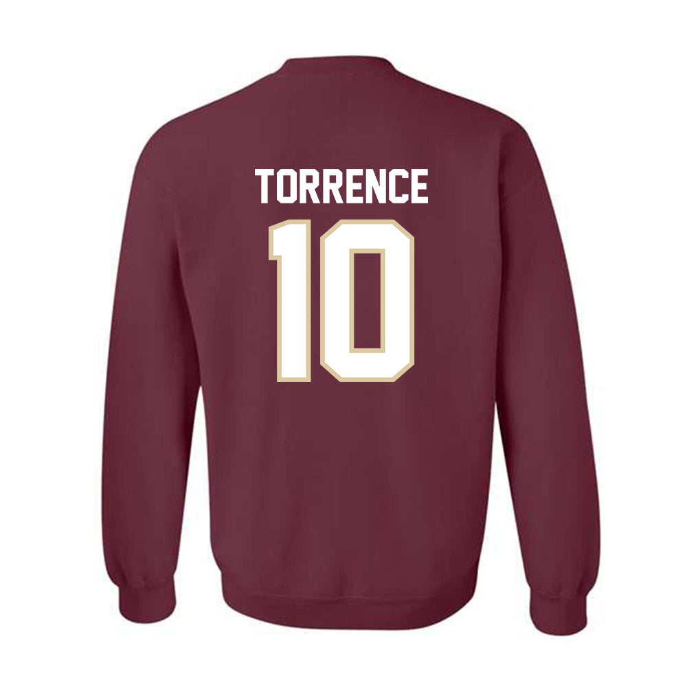 Boston College - NCAA Football : Syair Torrence - Classic Shersey Crewneck Sweatshirt-1