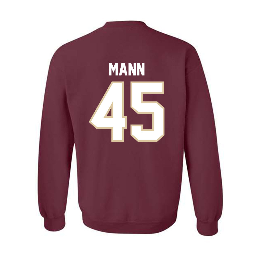 Boston College - NCAA Football : Ben Mann - Classic Shersey Crewneck Sweatshirt-1