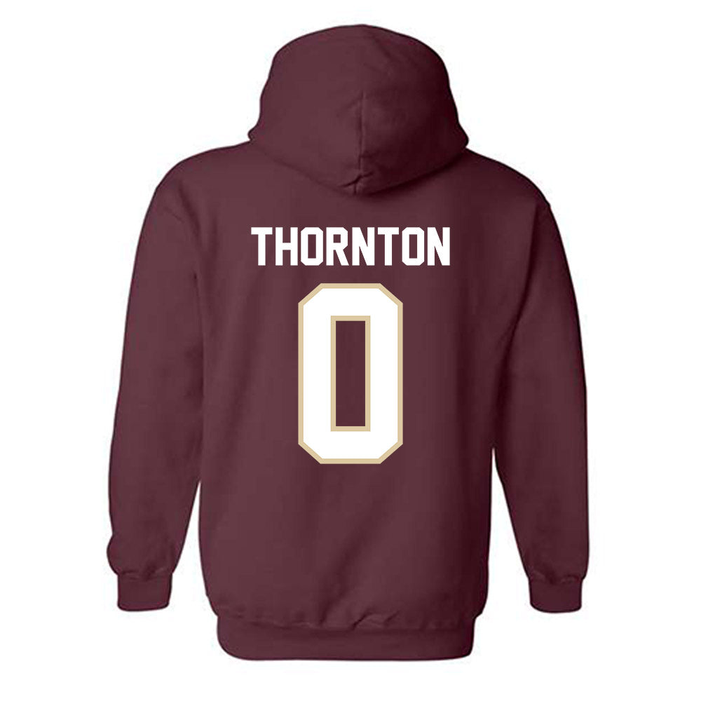 Boston College - NCAA Football : Omar Thornton - Classic Shersey Hooded Sweatshirt-1