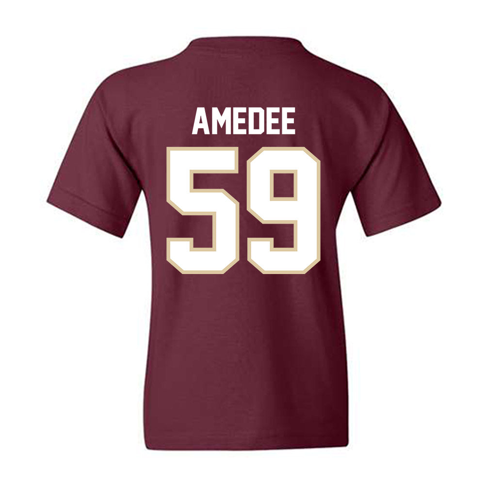 Boston College - NCAA Football : Micah Amedee - Classic Shersey Youth T-Shirt-1