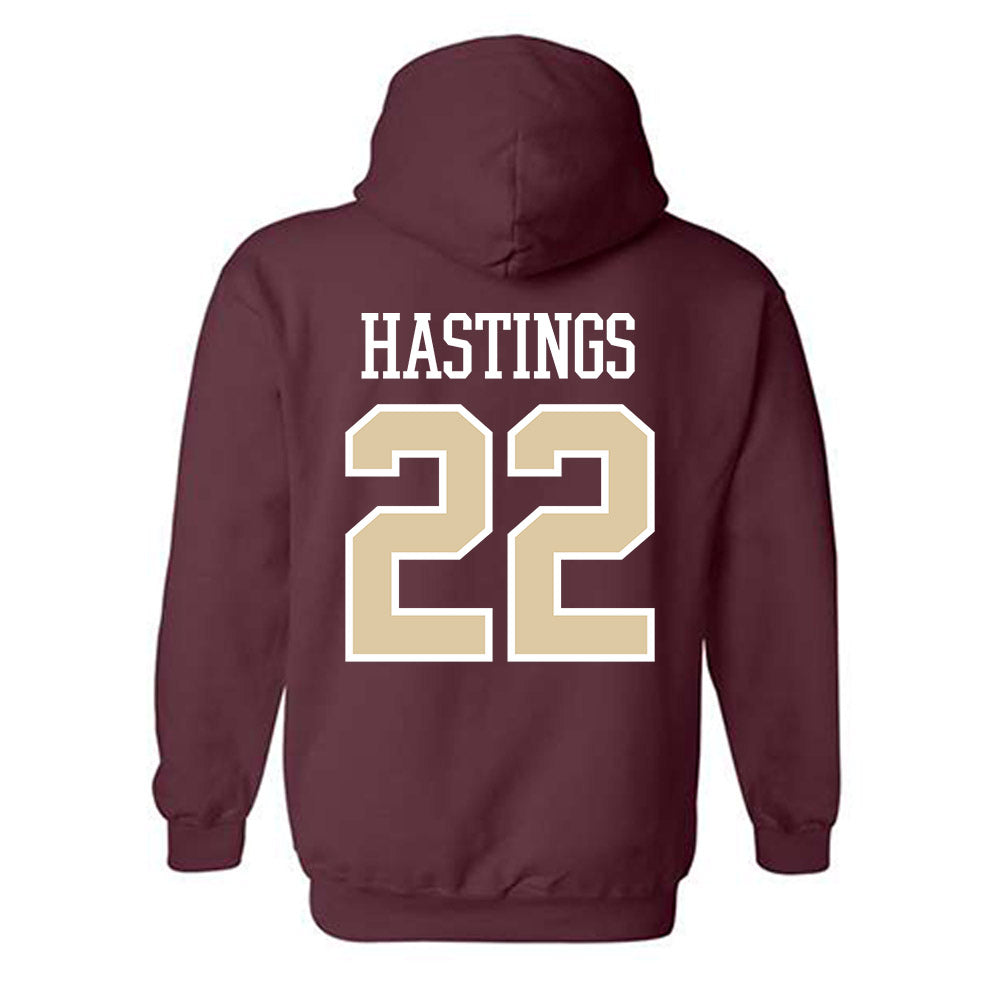 Boston College - NCAA Men's Basketball : Jayden Hastings - Classic Shersey Hooded Sweatshirt-1