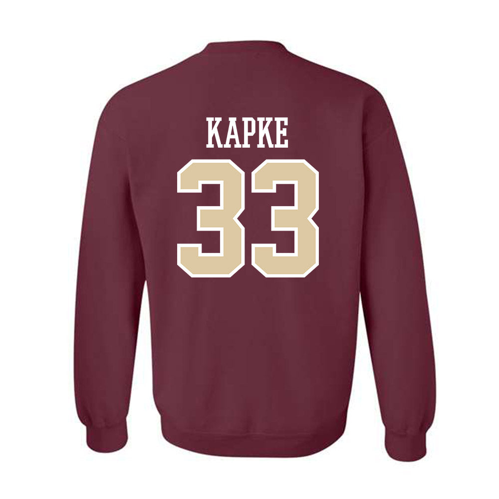 Boston College - NCAA Men's Basketball : Boden Kapke - Classic Shersey Crewneck Sweatshirt-1