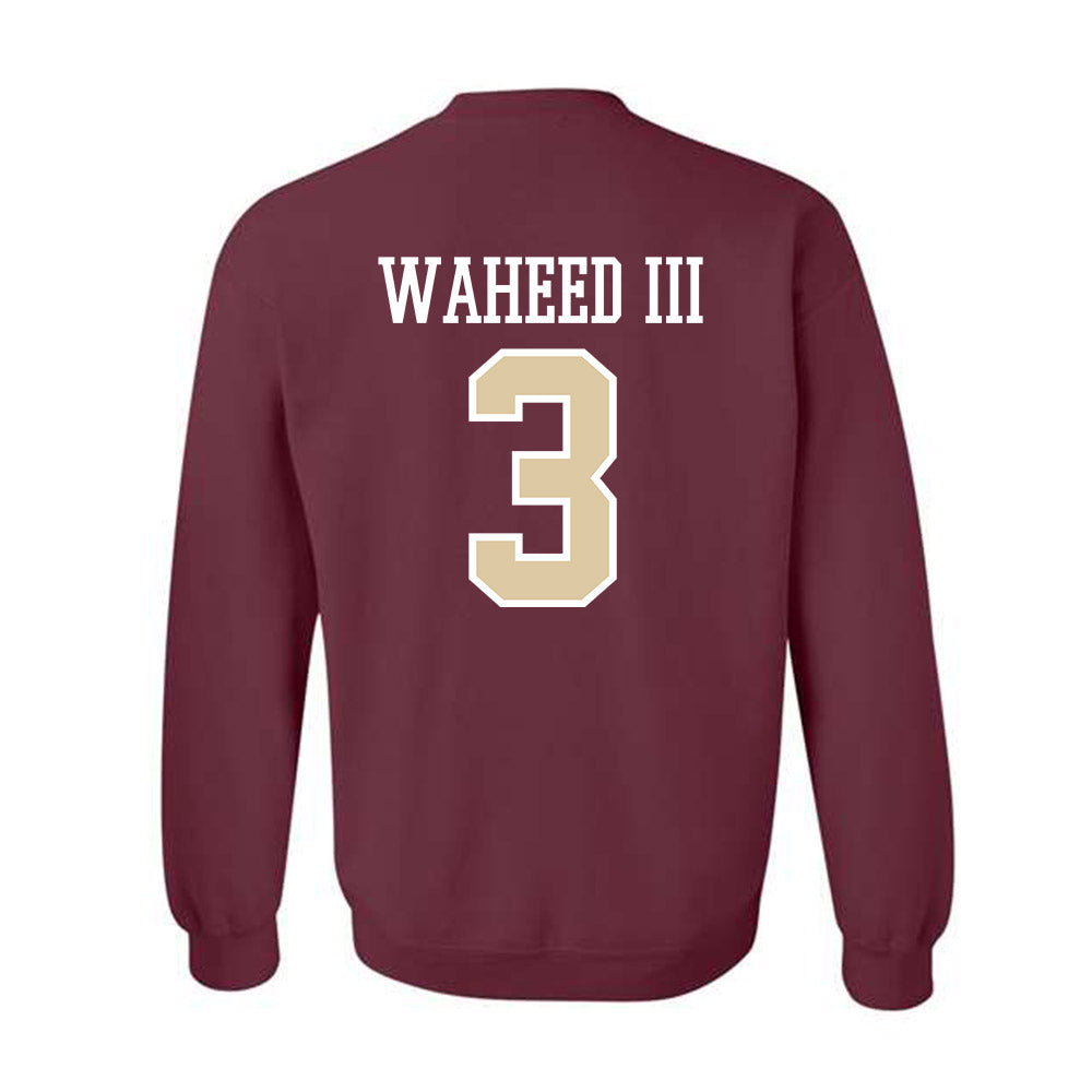 Boston College - NCAA Men's Basketball : Akbar Waheed III - Classic Shersey Crewneck Sweatshirt-1