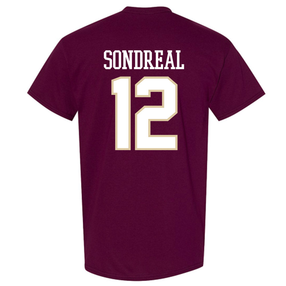 Boston College - NCAA Men's Ice Hockey : Jake Sondreal - Classic Shersey T-Shirt-1