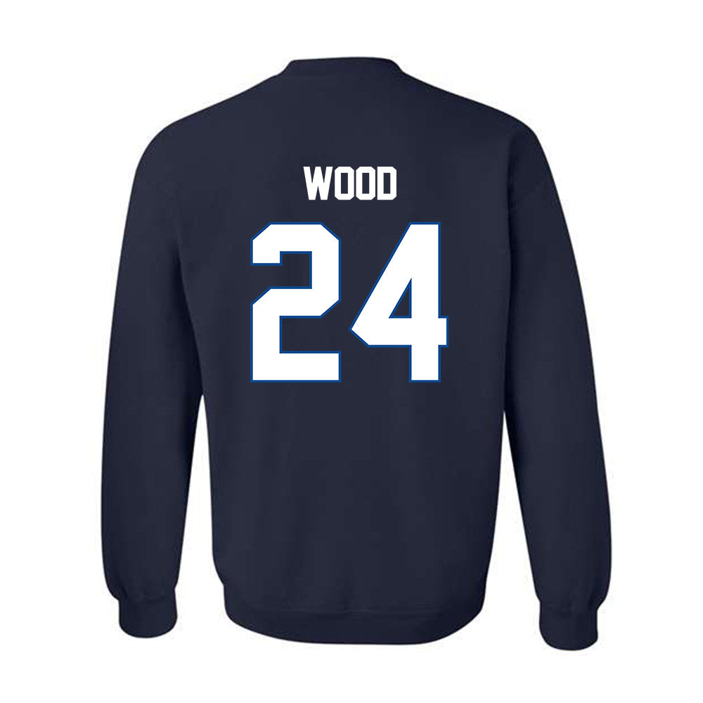 BYU - NCAA Football : Ethan Wood - Classic Shersey Crewneck Sweatshirt-1