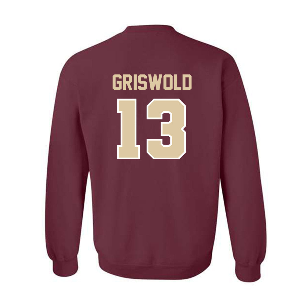 Boston College - NCAA Women's Ice Hockey : Jaime Griswold - Classic Shersey Crewneck Sweatshirt-1