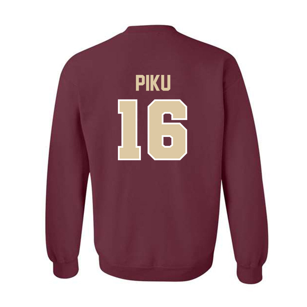 Boston College - NCAA Women's Ice Hockey : Tricia Piku - Classic Shersey Crewneck Sweatshirt-1