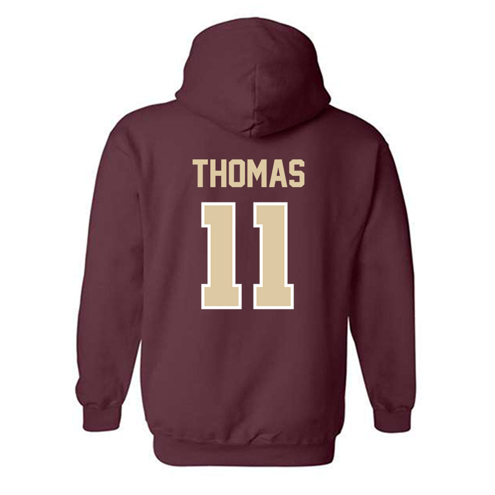 Boston College - NCAA Women's Ice Hockey : Ava Thomas - Classic Shersey Hooded Sweatshirt-1