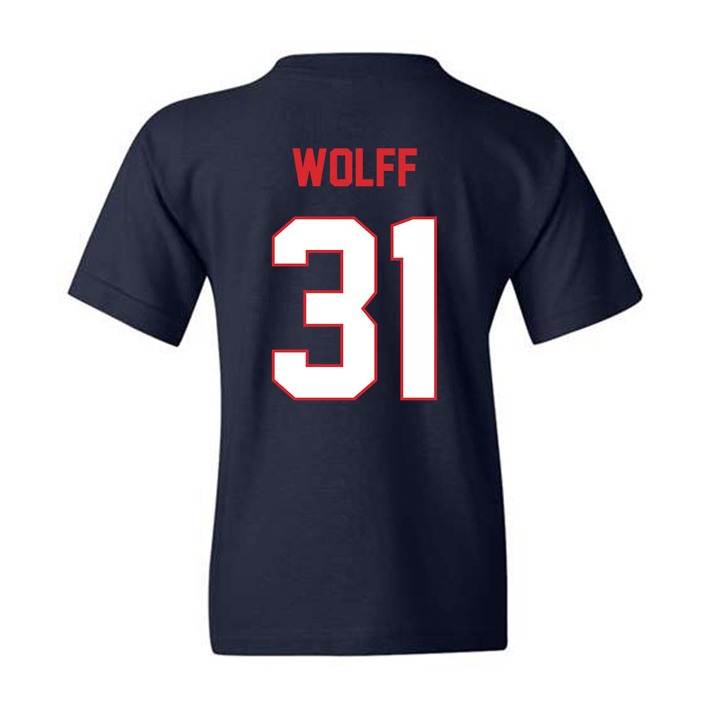 UConn - NCAA Baseball : Devin Wolff - Youth T-Shirt