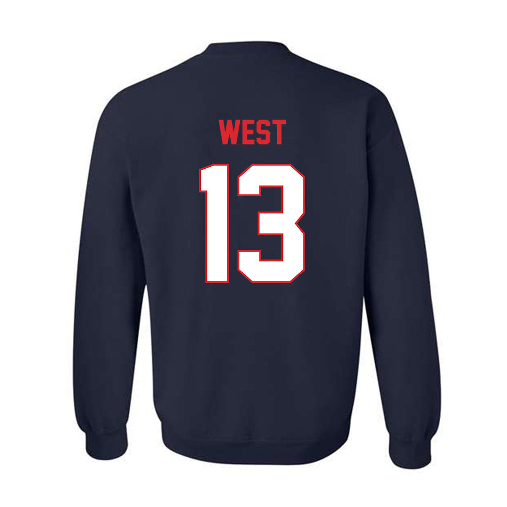 UConn - NCAA Baseball : Charlie West - Crewneck Sweatshirt