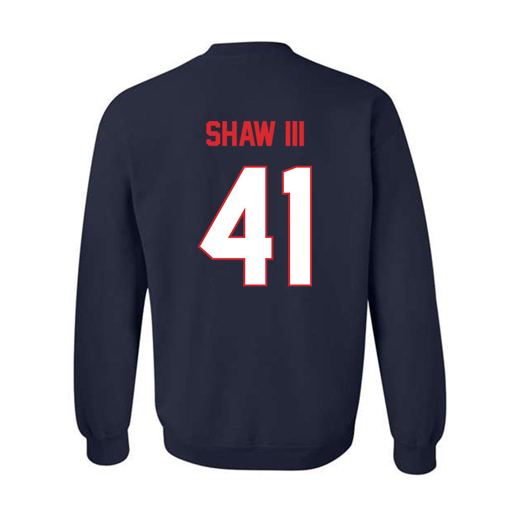 UConn - NCAA Baseball : Gregory Shaw III - Classic Shersey Crewneck Sweatshirt